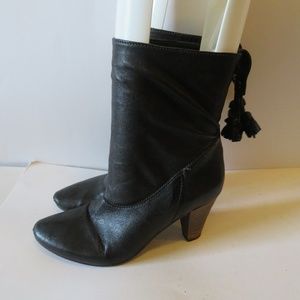 NARDO BLACK LEATHER BOOT 38